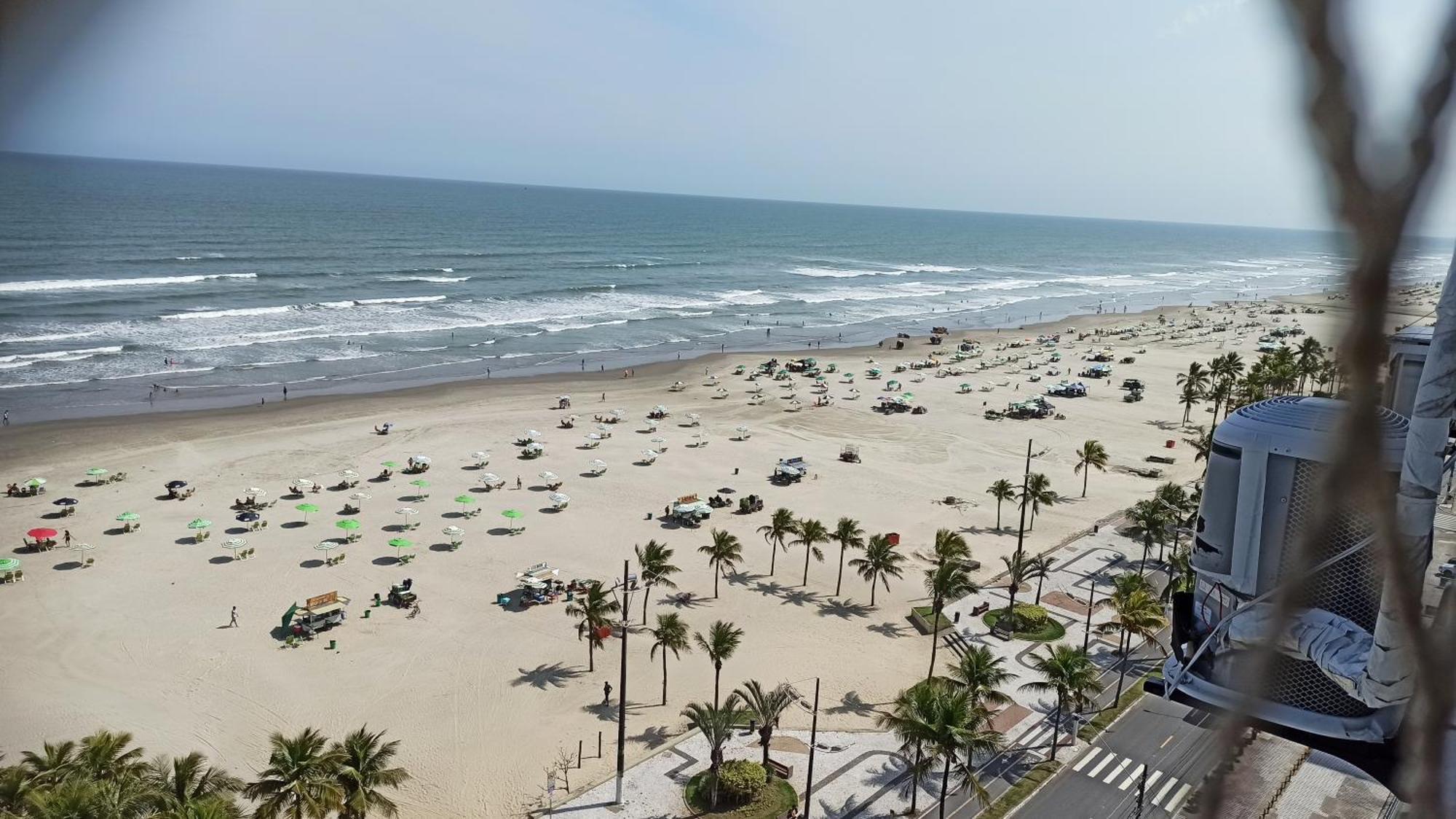 Apartamento De Frente E Com Vista Para O Mar Прая Гранде Екстериор снимка